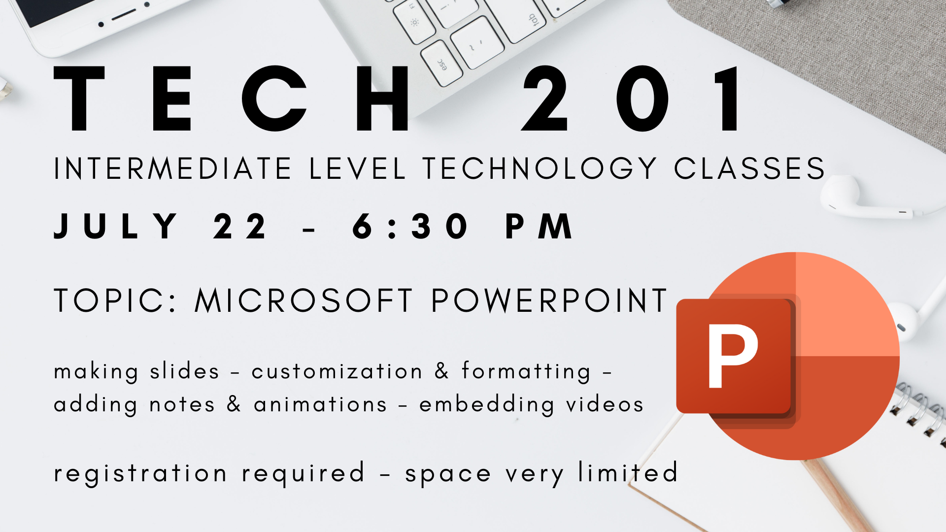 Ms Powerpoint Technology Tech 201 Microsoft PowerPoint 2024 07 22 – Moon Township Public Library